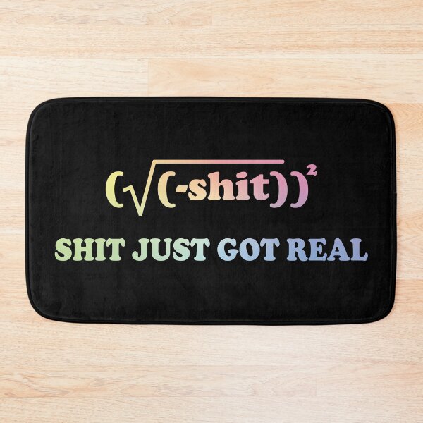 Item preview, Shit Just Got Real designed and sold by ScienceCorner.