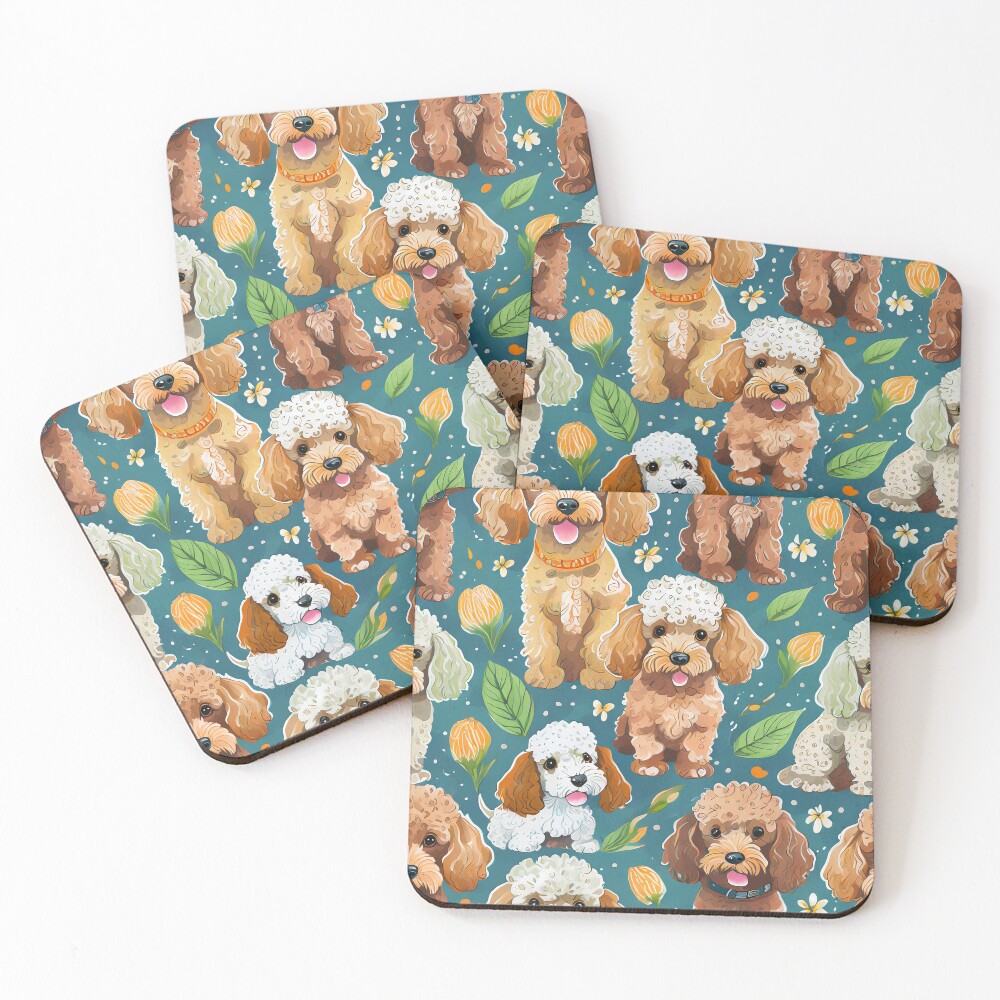 Item preview, Coasters (Set of 4) designed and sold by PupJoy.
