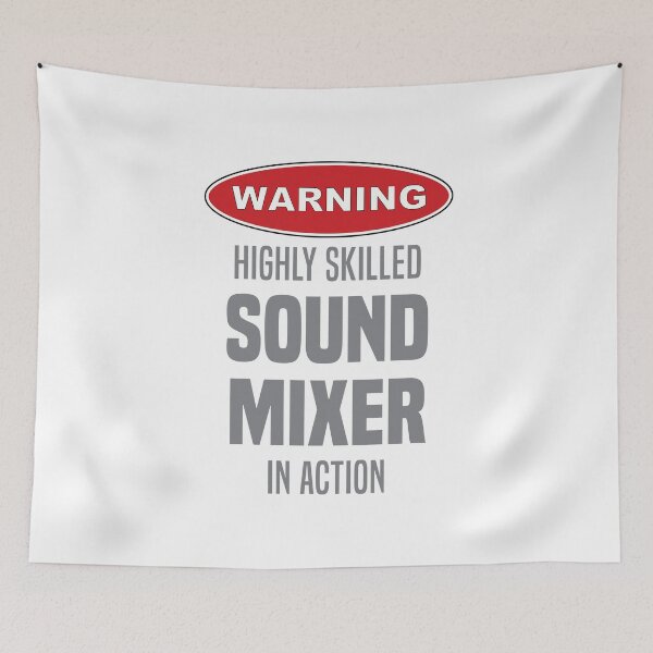 Item preview, Highly Skilled Sound Mixer in Action designed and sold by NermilioDesigns.