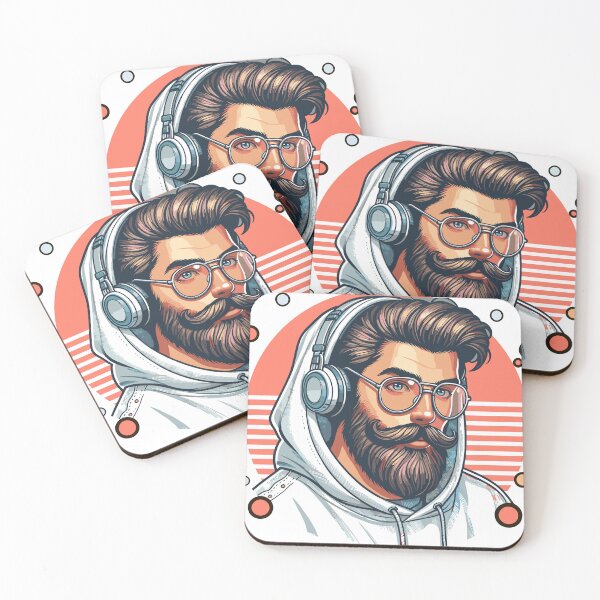 Item preview, Musik Lover mit Bart designed and sold by netrok.