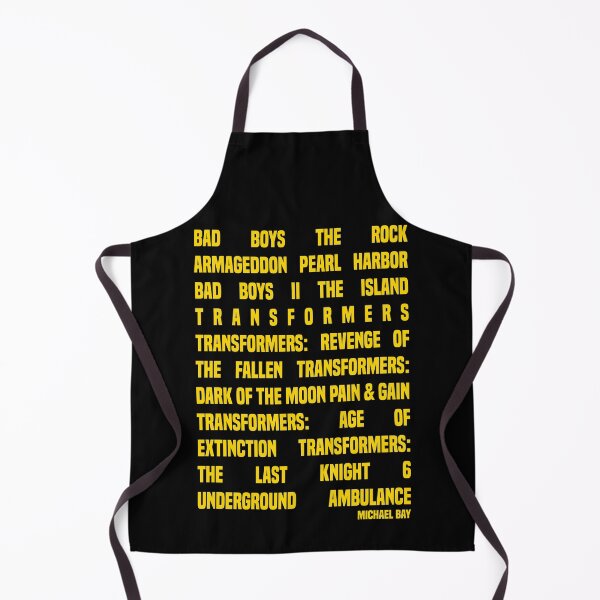 Item preview, Michael Bay Filmography designed and sold by AspectsOfDreams.