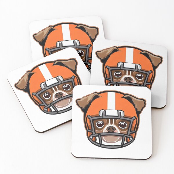 Item preview, Cleveland Football Chihuahua Helmet Logo designed and sold by Iced Teez.