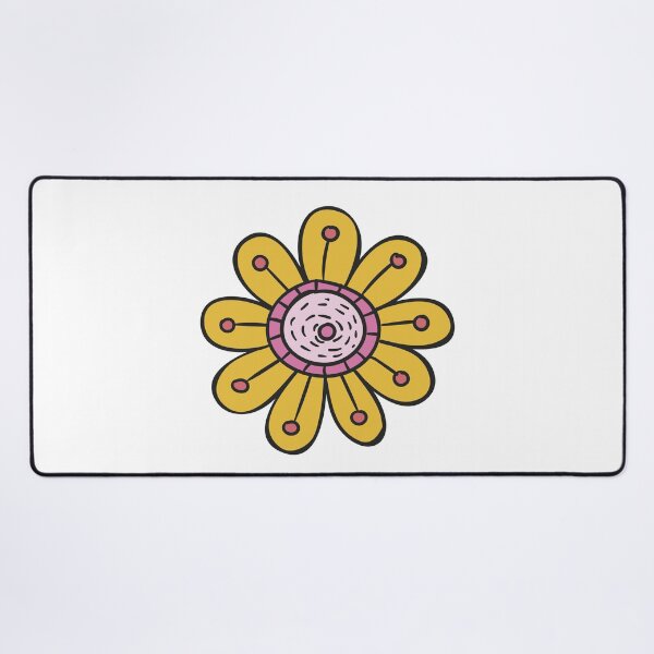 Item preview, A YELLOW FLOWER 60'S POP ART STYLE designed and sold by infinitearte.