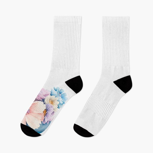 Item preview, Shoe with flowers. Cute, gentle, watercolor illustration. designed and sold by Harmonysens.