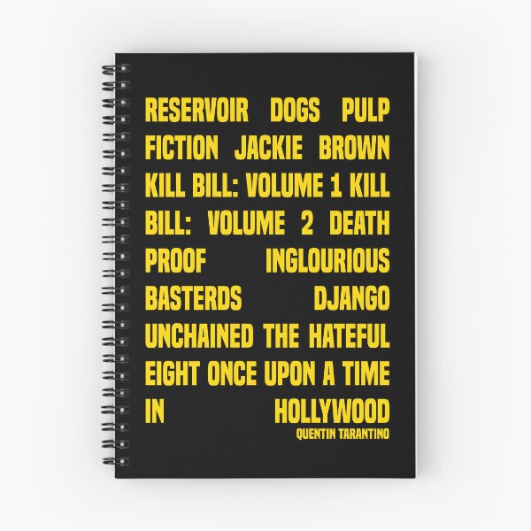 Item preview, Quentin Tarantino Filmography designed and sold by AspectsOfDreams.