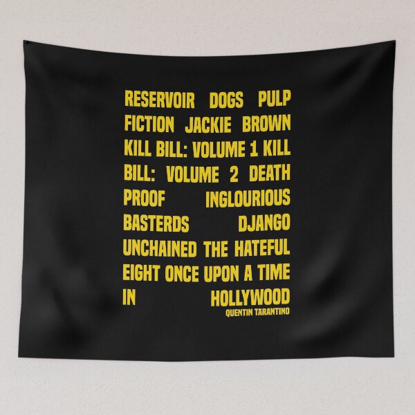 Item preview, Quentin Tarantino Filmography designed and sold by AspectsOfDreams.