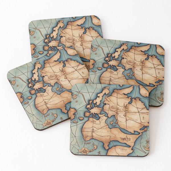 Item preview, Timeless Cartography Vintage-Inspired World Maps V1 designed and sold by GracePaigePlaza.