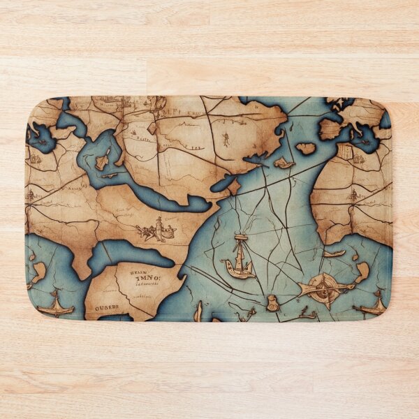 Item preview, Timeless Cartography Vintage-Inspired World Maps V1 designed and sold by GracePaigePlaza.