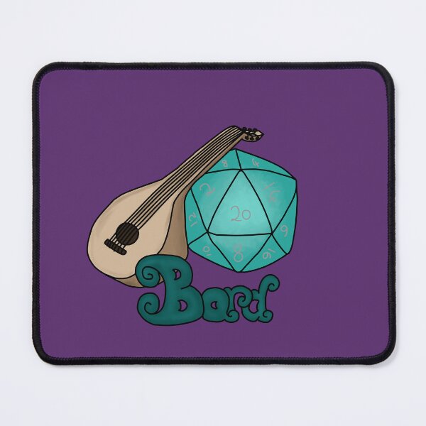 Item preview, Bard Dnd Class d20 dice designed and sold by RSewell.