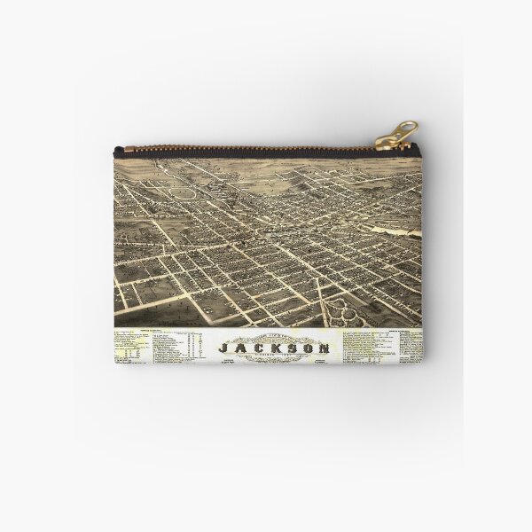 Item preview, Jackson, Michigan (1881) designed and sold by allhistory.