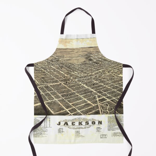 Item preview, Jackson, Michigan (1881) designed and sold by allhistory.