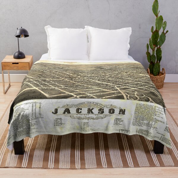 Item preview, Jackson, Michigan (1881) designed and sold by allhistory.