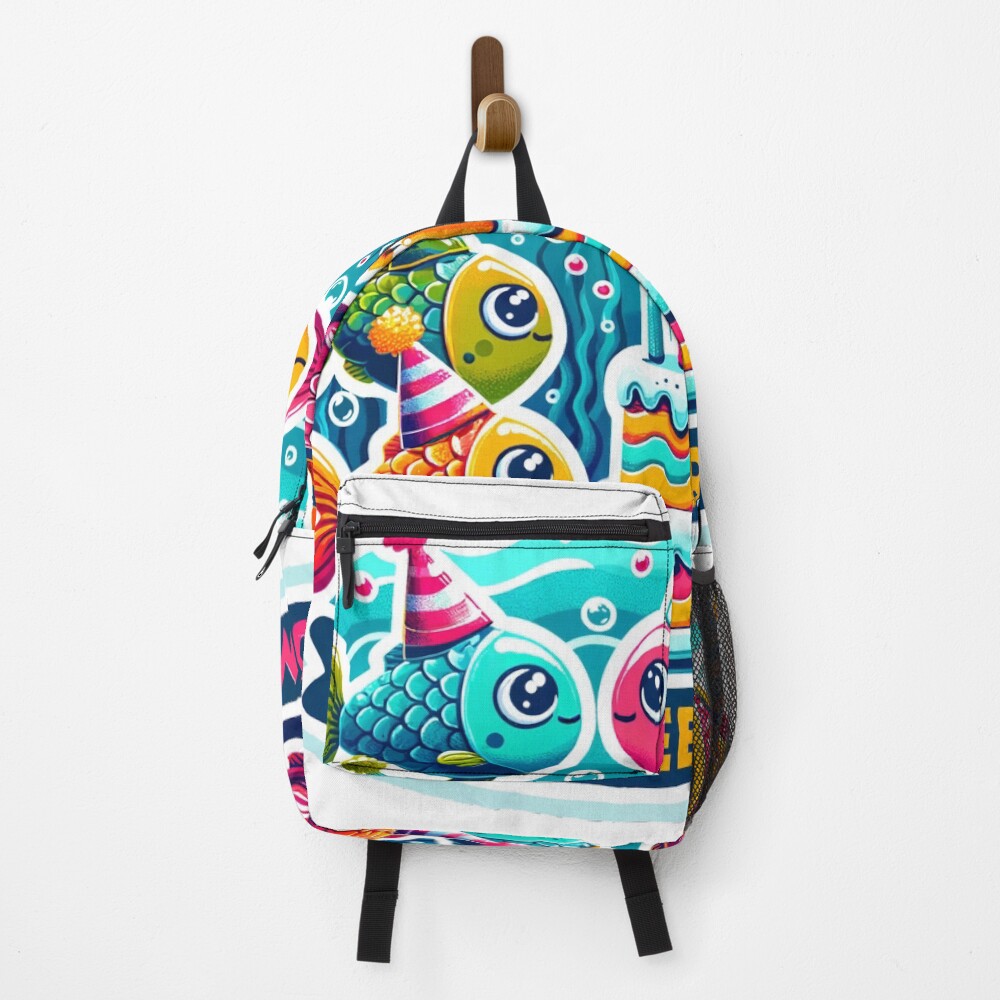 Vista previa del artículo con la obra «Mochila», diseñado y vendido por The-Library.
