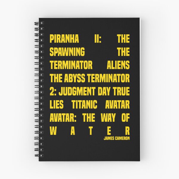 Item preview, James Cameron Filmography designed and sold by AspectsOfDreams.