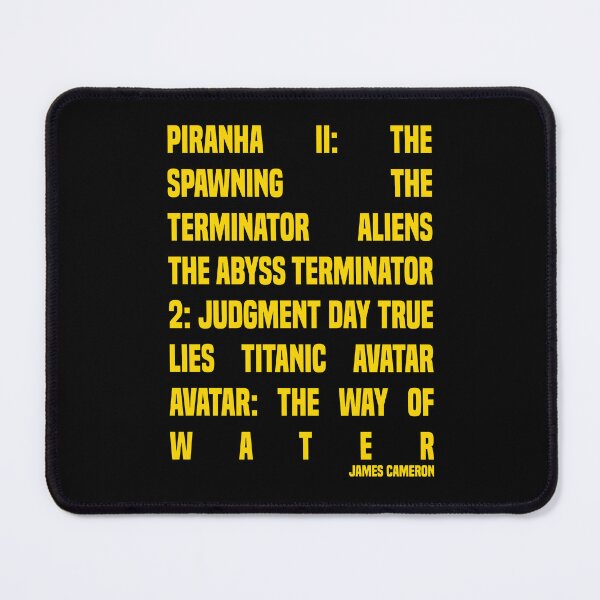 Item preview, James Cameron Filmography designed and sold by AspectsOfDreams.