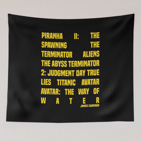 Item preview, James Cameron Filmography designed and sold by AspectsOfDreams.