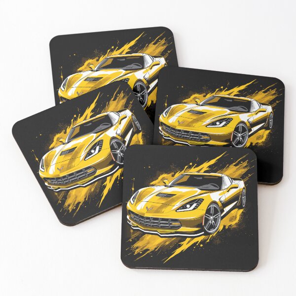 Item preview, Yellow Corvette designed and sold by GNDLF THE GREY.