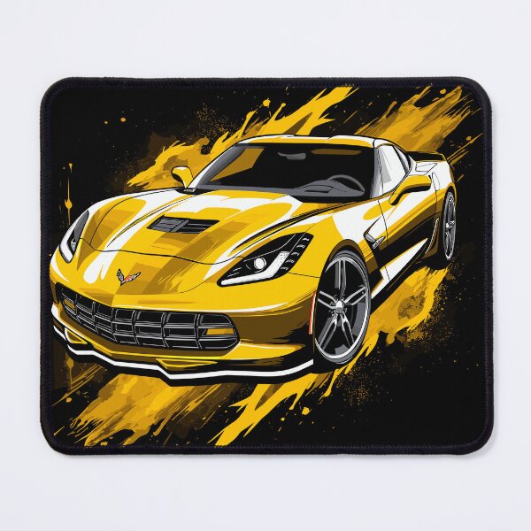 Item preview, Yellow Corvette designed and sold by GNDLF THE GREY.