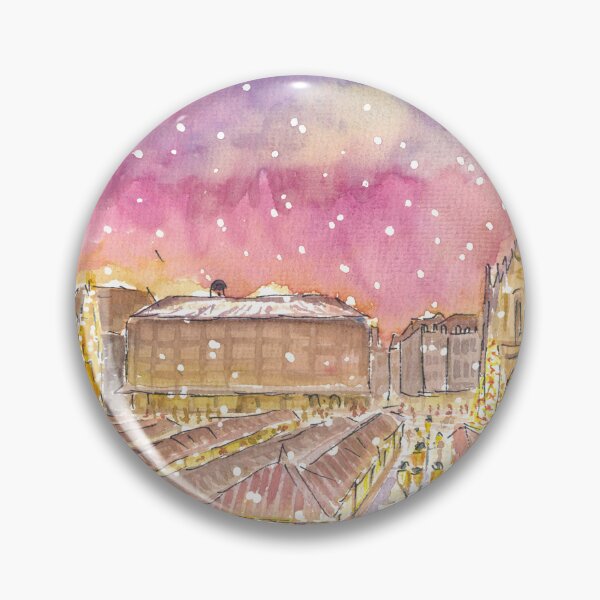 Item preview, Christmas Market Nuremberg Germany Romantic Winter Night designed and sold by artshop77.
