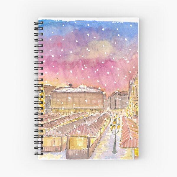 Item preview, Christmas Market Nuremberg Germany Romantic Winter Night designed and sold by artshop77.