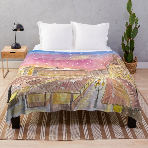 Item preview, Christmas Market Nuremberg Germany Romantic Winter Night designed and sold by artshop77.