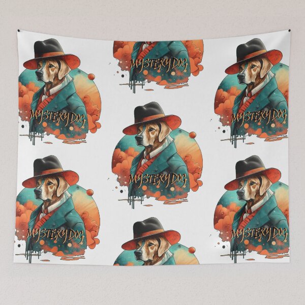 Item preview,  mystery dog. dog illustrated with many colors for t-shirts designed and sold by albertotv250.