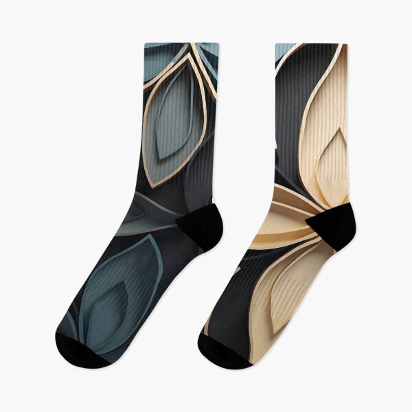 Item preview, Geometric Leaves Delight: Contemporary Artwork Inspired by Nature designed and sold by Cr-AI-tive.