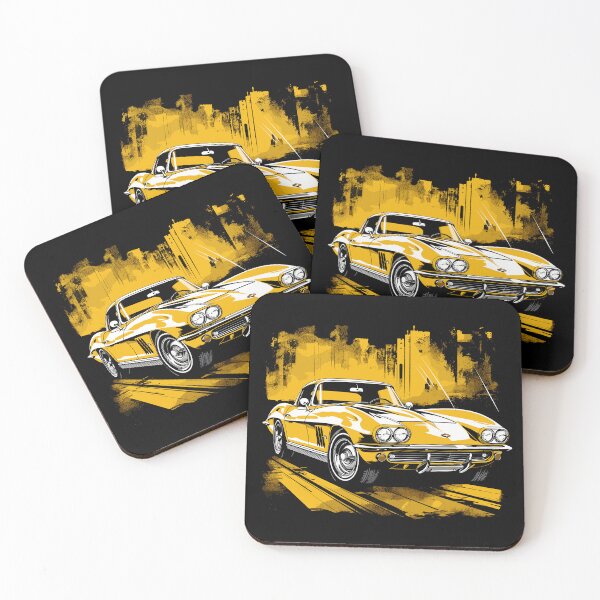 Item preview, Yellow Classic Corvette designed and sold by GNDLF THE GREY.