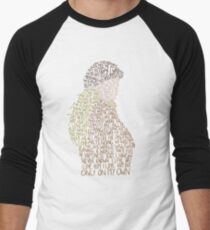 Les Miserables- On My Own Men's Baseball Âľ T-Shirt