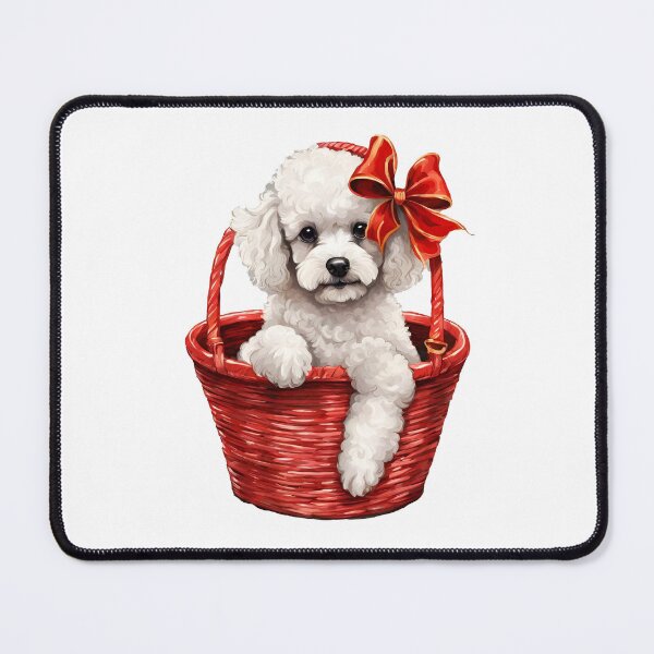 Item preview, A dog in a basket designed and sold by StyleSketch.