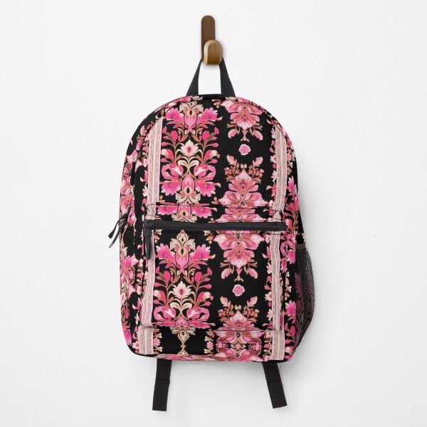 Item preview, Antique hot pink Persian floral designed and sold by Roxburylane.