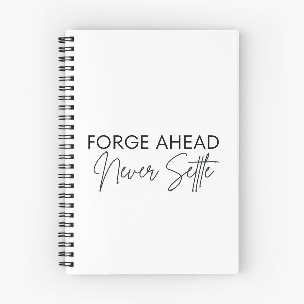 Item preview, Forge Ahead Never Settle  - inspirational motivational quotes designed and sold by EXproRIMENT.