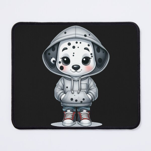 Item preview, dalmatian in a hoodie designed and sold by AxelBrook.