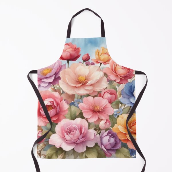 Item preview, Blossoming Garden Delight Watercolor  designed and sold by Neranchara.