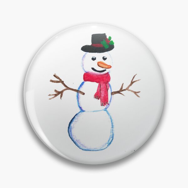 Item preview, Funny Happy Snowman watercolor pattern designed and sold by Monika Howarth.