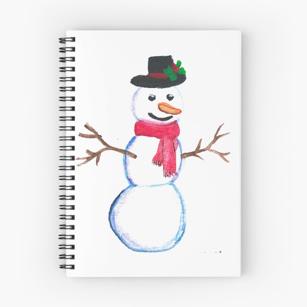 Item preview, Funny Happy Snowman watercolor pattern designed and sold by Artbymonika.