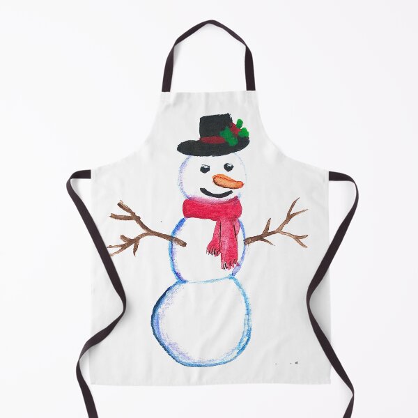 Item preview, Funny Happy Snowman watercolor pattern designed and sold by Monika Howarth.