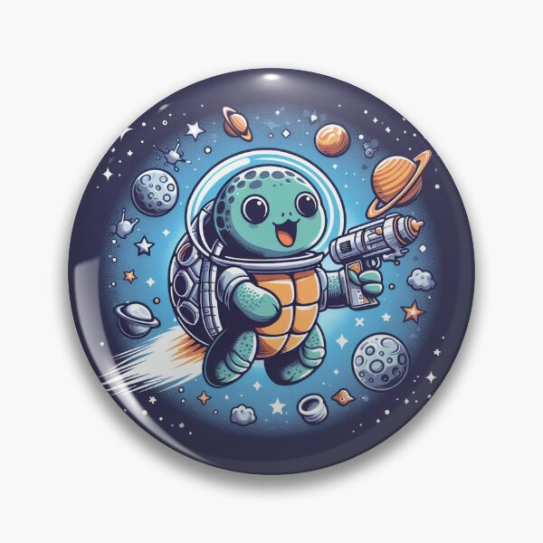 Item preview, My turtle in space drawing designed and sold by Blondiabshop.