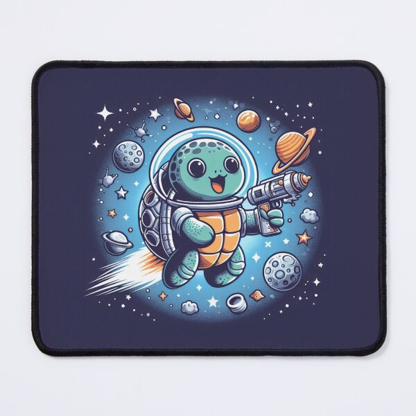 Item preview, My turtle in space drawing designed and sold by Blondiabshop.