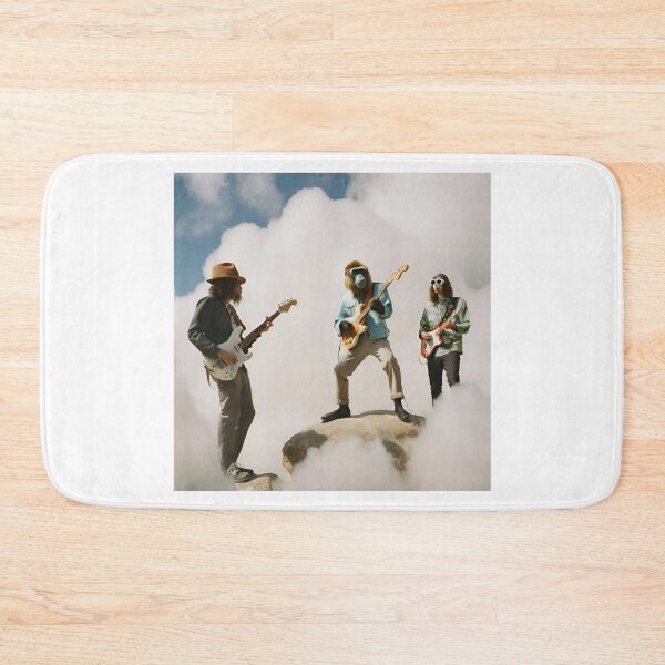 Item preview, 3 Monkeys singing and playing on clouds  designed and sold by shy8.