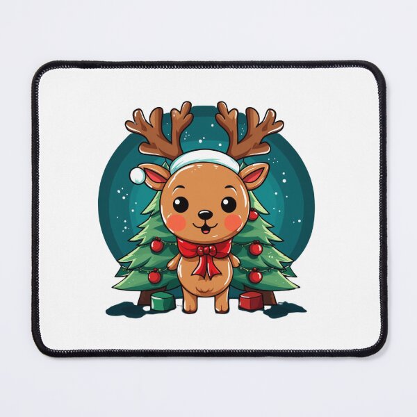 Item preview, Adorable cute christmas reindeer with christmas tree designed and sold by TomxDesign.