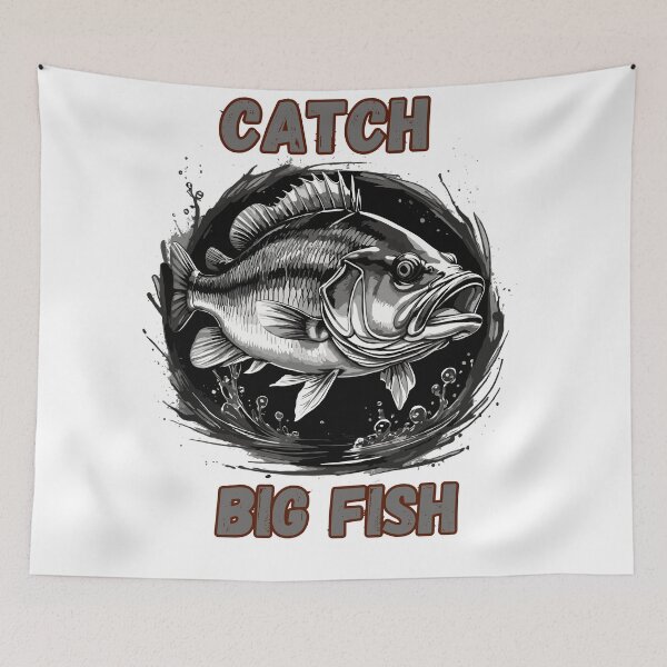 Item preview, catch big fish designed and sold by YolaShopOnline.