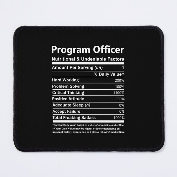 Item preview, Program Officer - Nutritional And Undeniable Factors designed and sold by alphatinost.