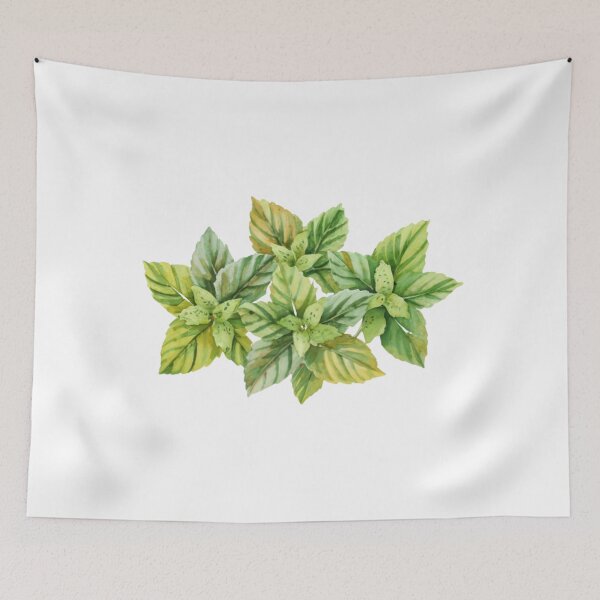 Item preview, Fresh Mint Leaves designed and sold by Blink Art Studio.