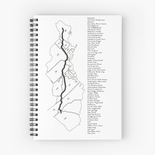 Item preview, Appalachian Trail highlights designed and sold by 159usForests.