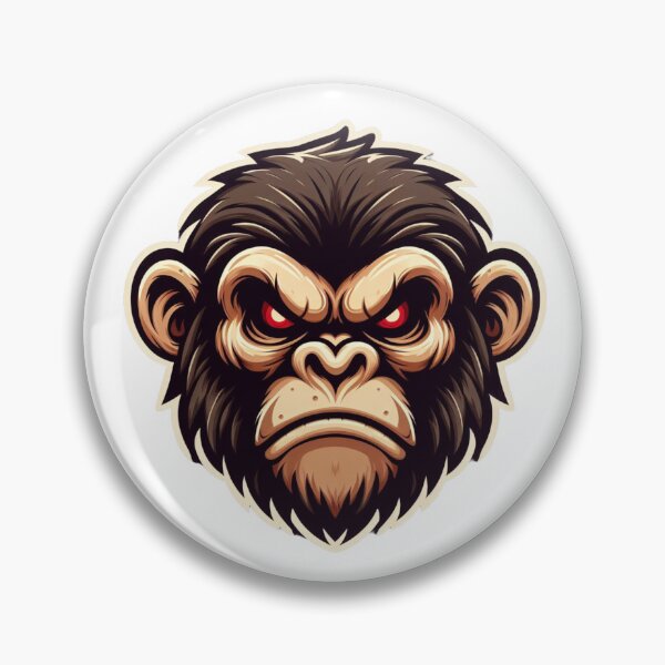 Item preview, angry monkey designed and sold by Animalia-.