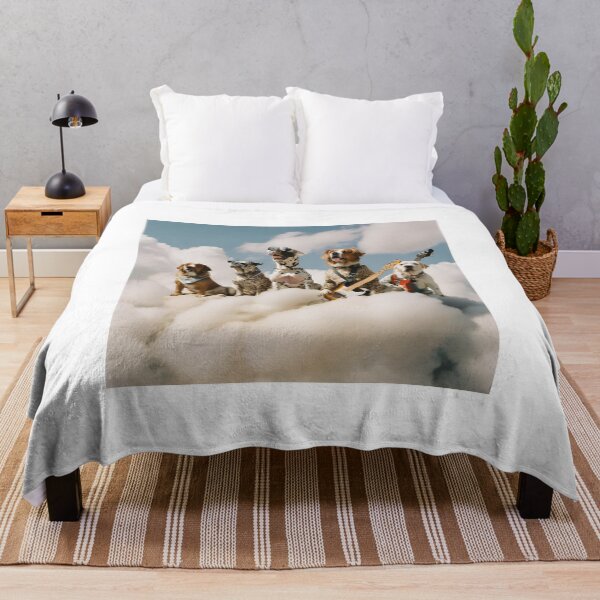 Item preview, Dog band playing on clouds  designed and sold by shy8.