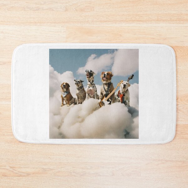 Item preview, Dog band playing on clouds  designed and sold by shy8.