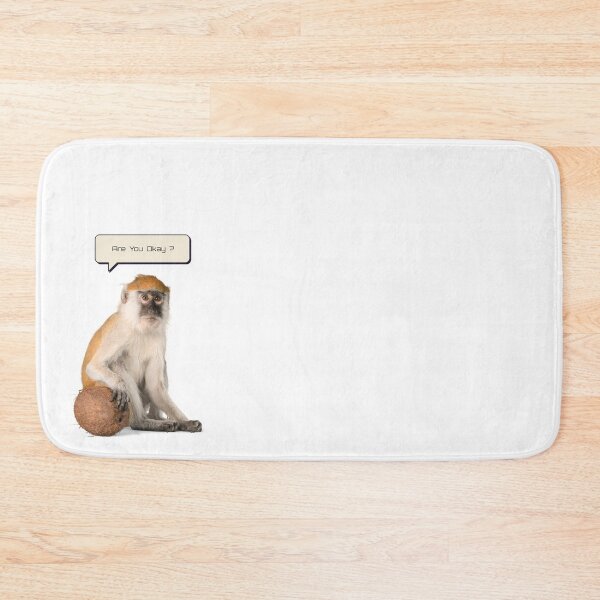 Item preview, Monkey Are You Okay? designed and sold by INSPIREforJ.