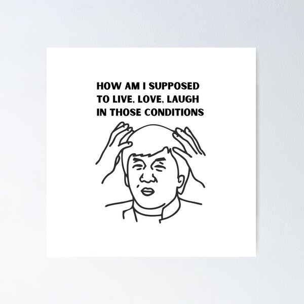 Item preview, Meme Sticker - live love laugh designed and sold by LenasVersion.